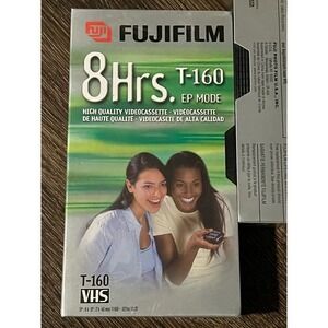 Lot of 3 FujiFilm 8 hrs hours T-160 EP Mode Blank Video Cassette VCR Recording